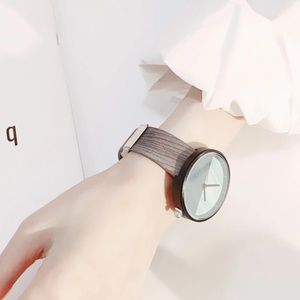 1 LEFT! "The Thinker" Watch for Women in Grey Wood